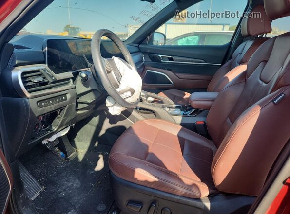 5XYP34GC5RG482291 2024 KIA TELLURIDE Burgundy Vista interior delantera