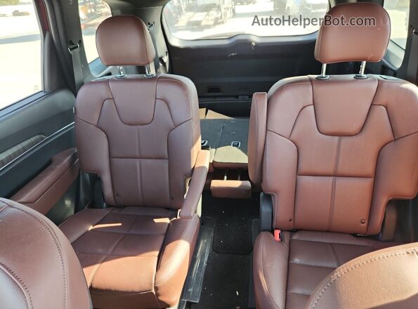 5XYP34GC5RG482291 2024 KIA TELLURIDE Burgundy Vista de los asientos traseros