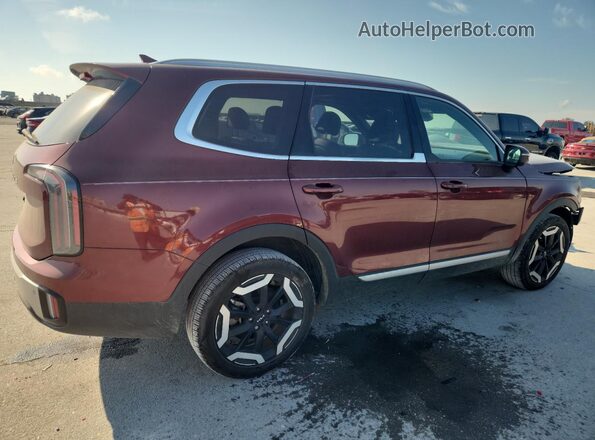 5XYP34GC5RG482291 2024 KIA TELLURIDE Burgundy Trasero derecho