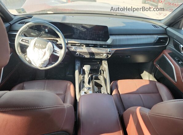 5XYP34GC5RG482291 2024 KIA TELLURIDE Burgundy Vista del salpicadero