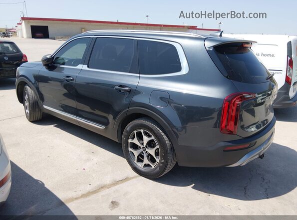 5XYP34HC0LG002292 2020 KIA TELLURIDE Gray Rear left