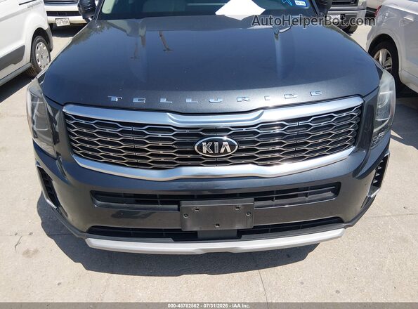 5XYP34HC0LG002292 2020 KIA TELLURIDE Gray Front view