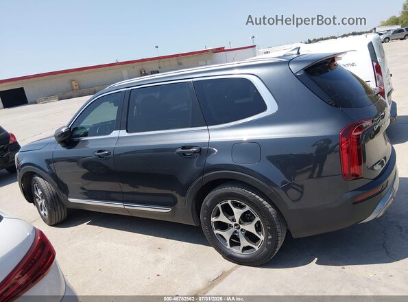 5XYP34HC0LG002292 2020 KIA TELLURIDE Gray 360 interior view