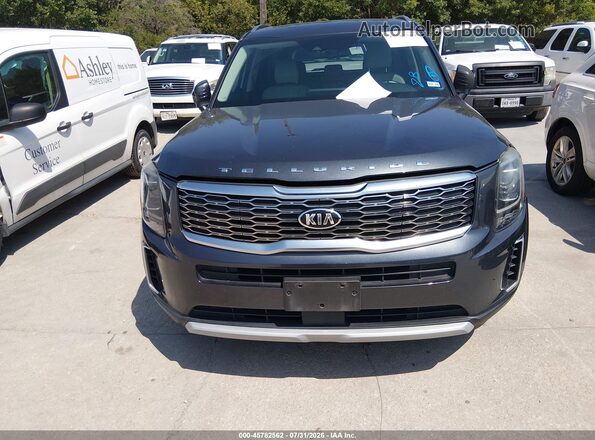 5XYP34HC0LG002292 2020 KIA TELLURIDE Gray Instrument cluster view