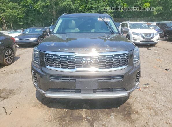 5XYP34HC2LG054491 2020 KIA TELLURIDE Green წინა ხედი