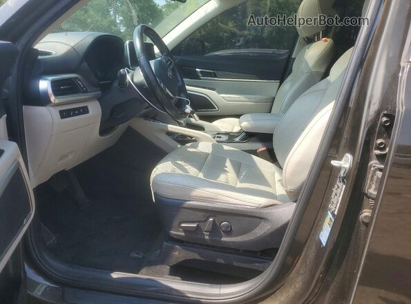 5XYP34HC2LG054491 2020 KIA TELLURIDE Green წინა სალონის ხედი