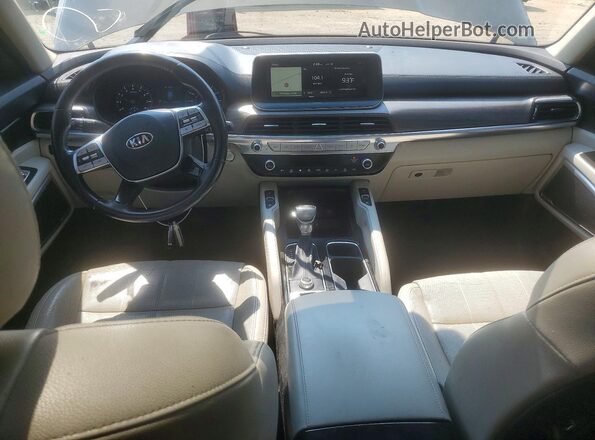 5XYP34HC2LG054491 2020 KIA TELLURIDE Green წინა პანელის ხედი