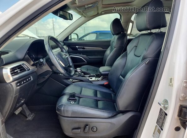 5XYP34HC2NG244598 2022 KIA TELLURIDE White Widok wnętrza z przodu