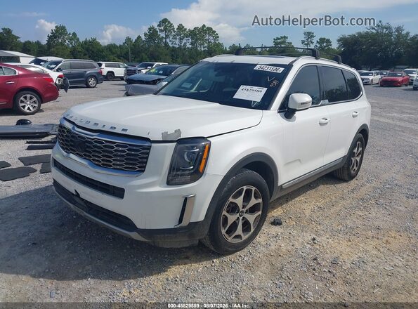 5XYP34HC3LG003274 2020 KIA TELLURIDE Белый Передняя левая четверть