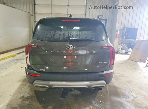 5XYP34HC3LG090884 2020 KIA TELLURIDE Green Հետևի տեսք