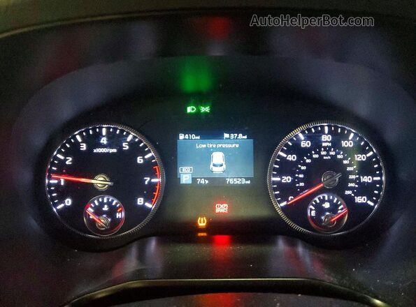 5XYP34HC3LG090884 2020 KIA TELLURIDE Green Սարքավորումների վահանակի տեսք