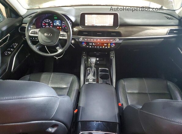 5XYP34HC3LG090884 2020 KIA TELLURIDE Green Առջևի վահանակի տեսք