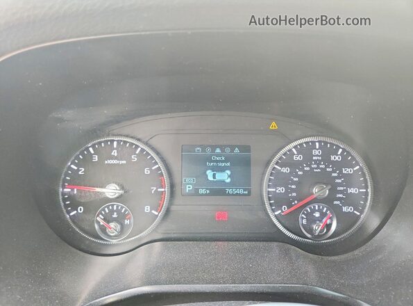 5XYP34HC3LG091582 2020 KIA TELLURIDE White Вид щитка приладів