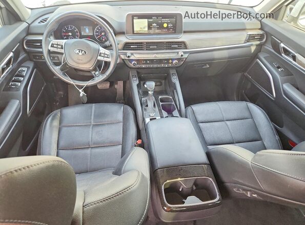 5XYP34HC3LG091582 2020 KIA TELLURIDE White Вид панелі приладів