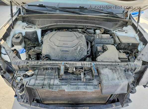 5XYP34HC3LG091582 2020 KIA TELLURIDE White Вид підкапотного простору