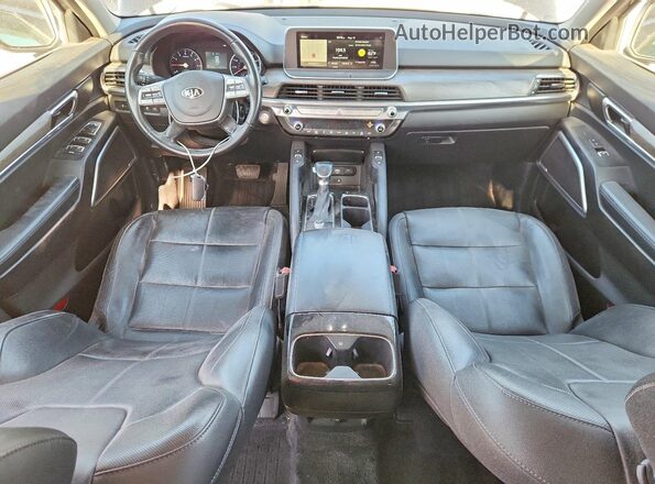 5XYP34HC4LG017670 2020 KIA TELLURIDE Черный Вид панели приборов