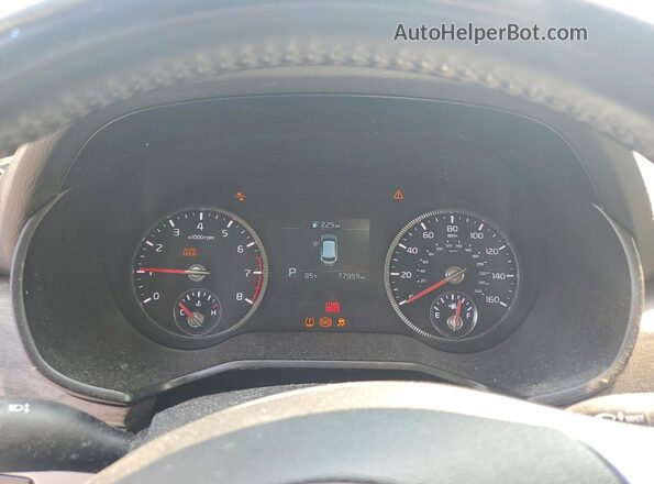 5XYP34HC4LG039006 2020 KIA TELLURIDE Черный Вид щитка приборов