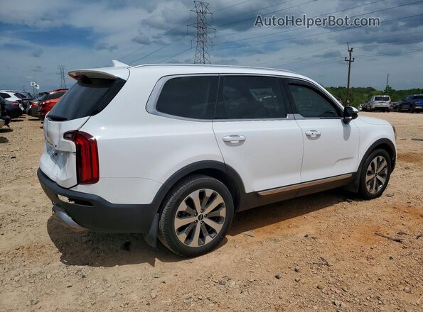 5XYP34HC4NG207973 2022 KIA TELLURIDE Белый Задняя правая четверть