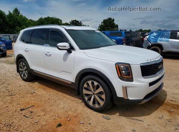 5XYP34HC4NG207973 2022 KIA TELLURIDE Белый Передняя правая четверть