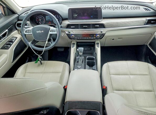 5XYP34HC4NG207973 2022 KIA TELLURIDE Белый Вид панели приборов