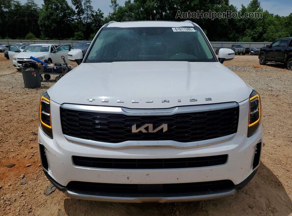 5XYP34HC4NG207973 2022 KIA TELLURIDE Белый Вид спереди