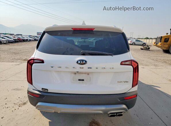5XYP34HC5MG152321 2021 KIA TELLURIDE White Vista trasera