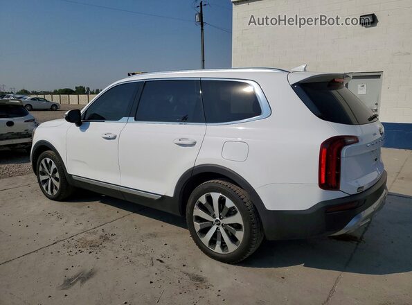5XYP34HC5MG152321 2021 KIA TELLURIDE White Trasero izquierdo