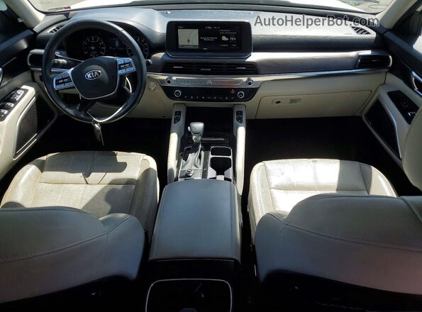 5XYP34HC7LG049867 2020 KIA TELLURIDE White Առջևի վահանակի տեսք