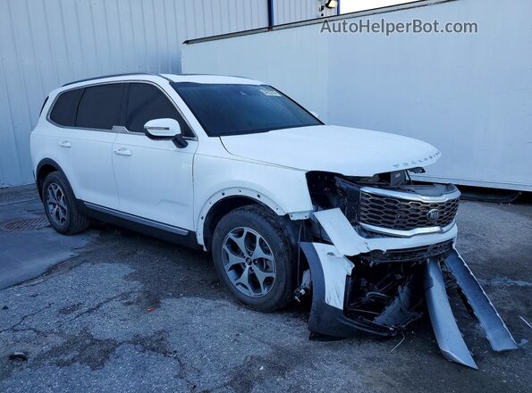 5XYP34HC8LG052227 2020 KIA TELLURIDE White Delantero derecho
