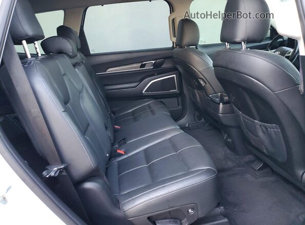 5XYP34HC8LG052227 2020 KIA TELLURIDE White Vista interior trasera
