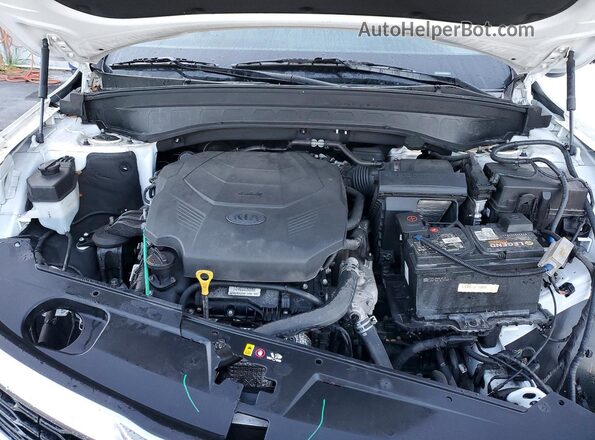 5XYP34HC8LG052227 2020 KIA TELLURIDE White Vista del compartimento del motor