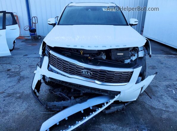5XYP34HC8LG052227 2020 KIA TELLURIDE White Vista frontal