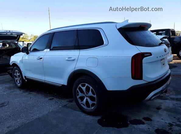 5XYP34HC8LG052227 2020 KIA TELLURIDE White Trasero izquierdo