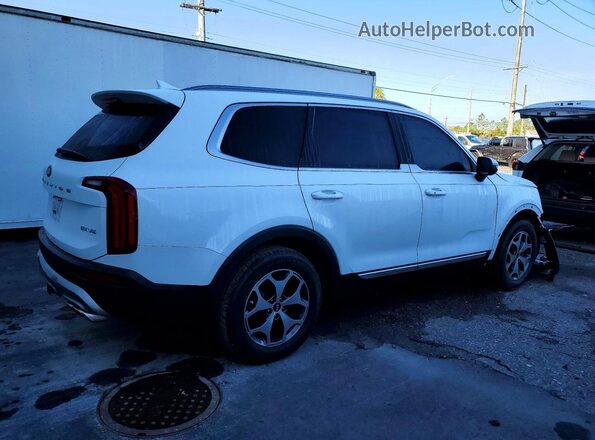 5XYP34HC8LG052227 2020 KIA TELLURIDE White Trasero derecho