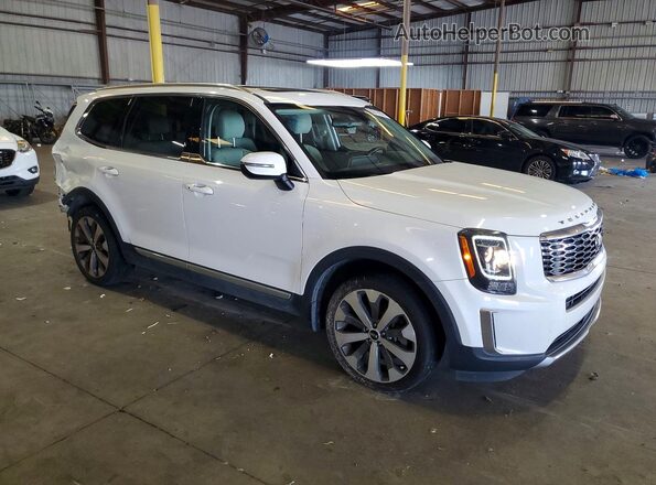 5XYP34HC9LG089545 2020 KIA TELLURIDE White Przód prawy