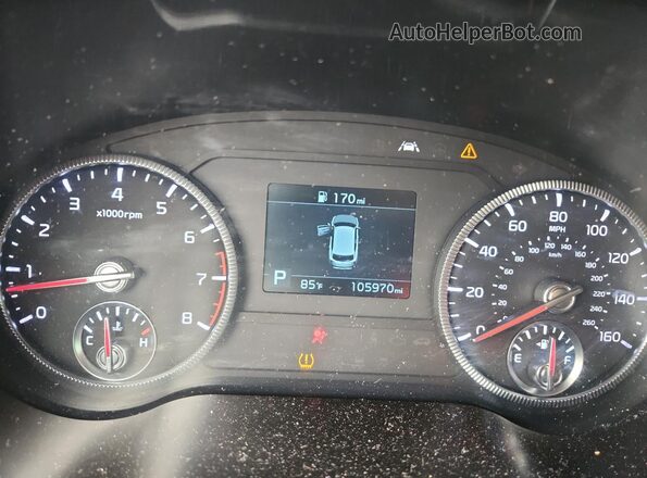 5XYP34HCXLG052228 2020 KIA TELLURIDE White Սարքավորումների վահանակի տեսք