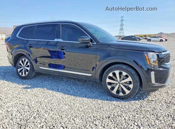 5XYP34HCXMG194404 2021 KIA TELLURIDE Black Delantero derecho