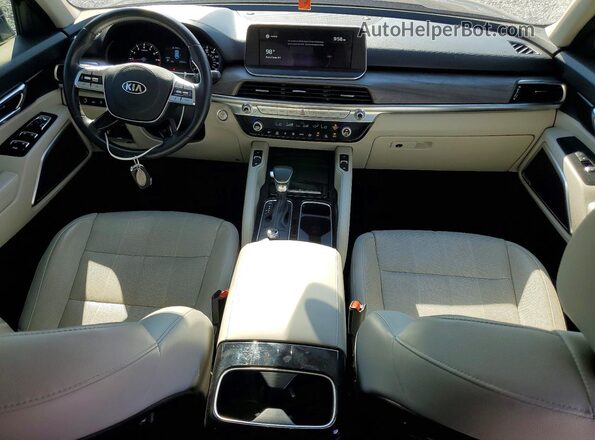 5XYP34HCXMG194404 2021 KIA TELLURIDE Black Vista del salpicadero