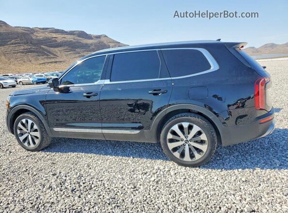 5XYP34HCXMG194404 2021 KIA TELLURIDE Black Trasero izquierdo