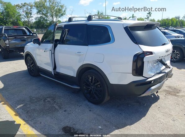 5XYP34HCXNG227550 2022 KIA TELLURIDE White უკანა მარცხენა