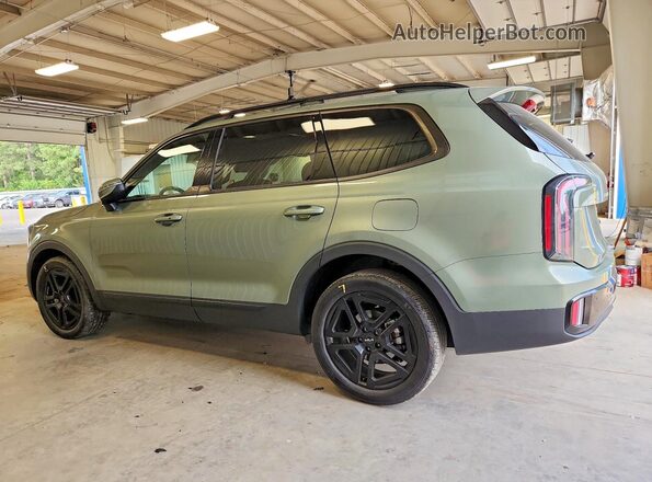 5XYP3DGC1RG536282 2024 KIA TELLURIDE Green Trasero izquierdo