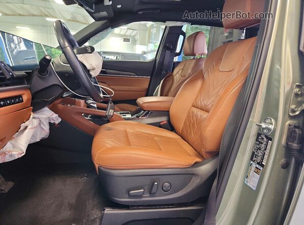 5XYP3DGC1RG536282 2024 KIA TELLURIDE Green Vista interior delantera