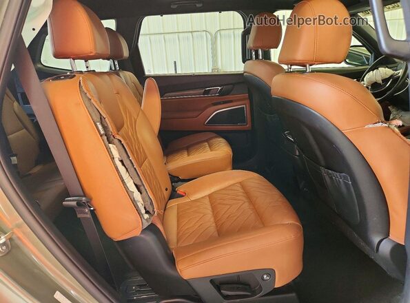 5XYP3DGC1RG536282 2024 KIA TELLURIDE Green Vista interior trasera