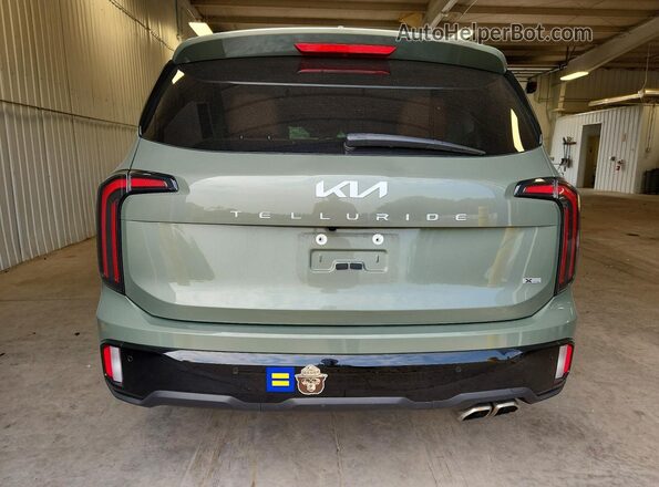 5XYP3DGC1RG536282 2024 KIA TELLURIDE Green Vista trasera