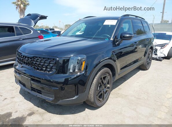 5XYP3DGC2SG612100 2025 KIA TELLURIDE Black Vista tres cuartos delantera izquierda
