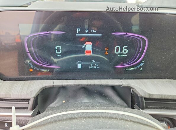 5XYP3DGC3RG516955 2024 KIA TELLURIDE Black Instrument cluster view