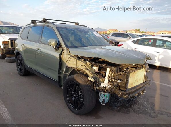 5XYP3DGC3RG534288 2024 KIA TELLURIDE Зеленый Вид спереди