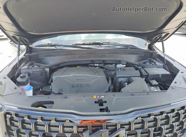5XYP3DGC3SG652623 2025 KIA TELLURIDE Black Widok wnętrza z tyłu