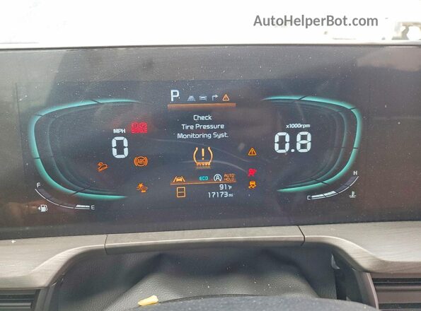 5XYP3DGC3SG652623 2025 KIA TELLURIDE Black Widok zestawu wskaźników
