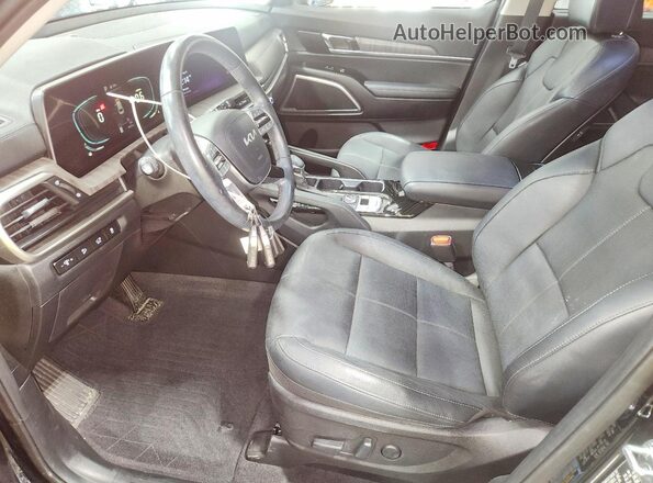 5XYP3DGC4PG376816 2023 KIA TELLURIDE Black Вид салону спереду